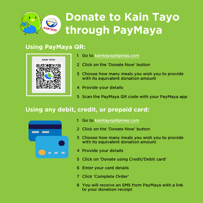 PayMaya powers online donations for Kain Tayo, Pilipinas!  