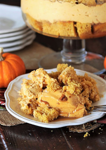 Plated Serving of Pumpkin Caramel Trifle Image