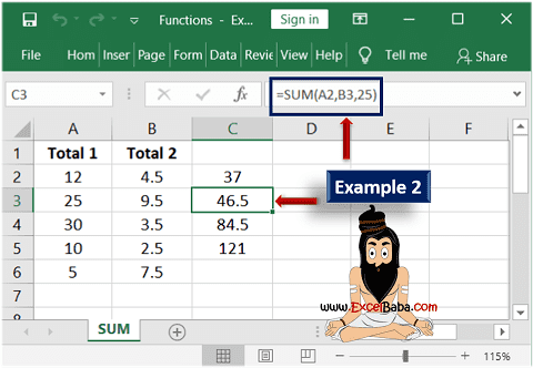 Sum_Function Example 2