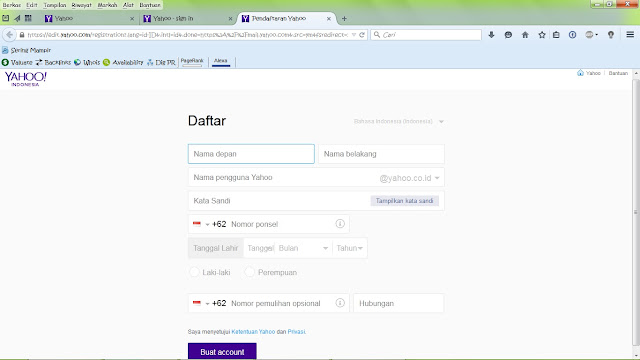 Cara Membuat Email Yahoo ! - kukuasa.com