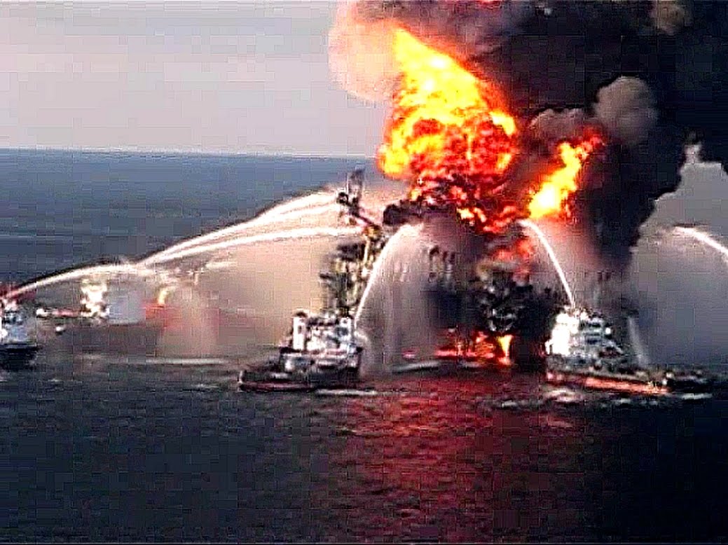 ... Domain Clip Art Photos and Images: Deepwater Horizon BP Oil Rig Fire