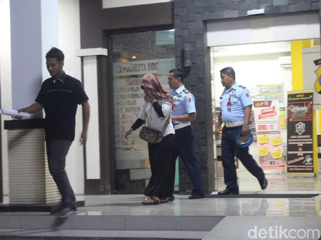 Perempuan Diduga Istri Anggota Lanud Muljono Surabaya Diperiksa Polisi