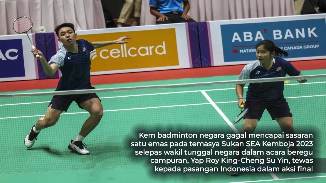 Kem badminton negara gagal sumbang emas di Kemboja