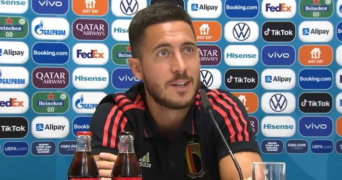Hazard responds to rumours about him being unhappy at Real Madrid