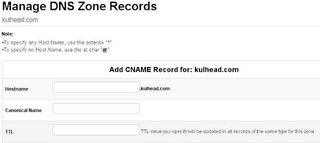 You will add six CNAME  Records here, What? don’t worry I will show you what to add  Just click on add CNAME  Records.