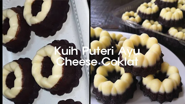 Kuih Puteri Ayu Cheese Coklat