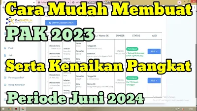 Cara membuat Pak 2023 integrasi