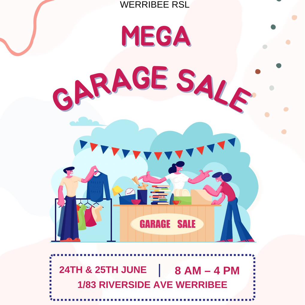 Mega Garage Sale by Werribee RSL