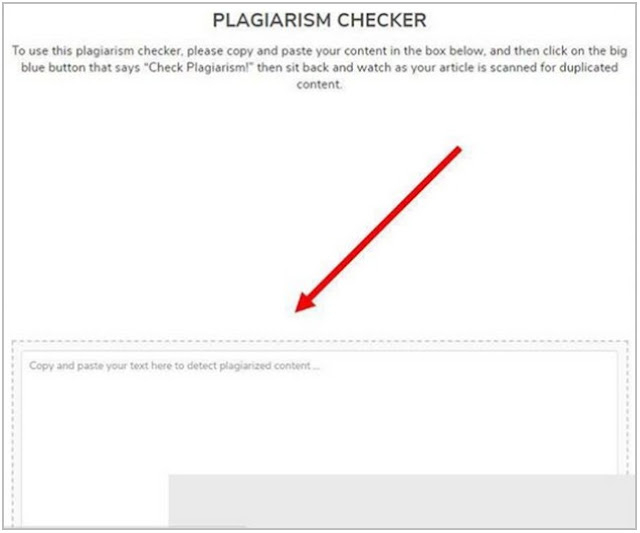 Cek Plagiat Online dengan Small SEO Tools – Plagiarism Checker;