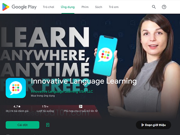 Innovative Language Learning - Tải APP trên Google Play b