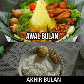 Meme Lucu Perbedaan Awal dan Akhir Bulan Ini pasti Bikin kamu ketawa ngakak