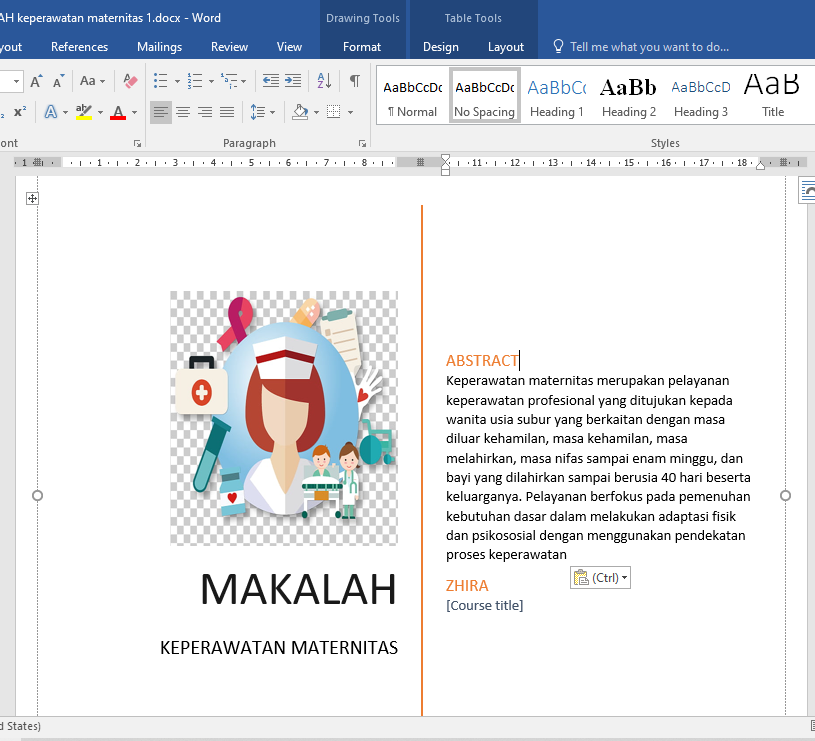 Makalah Keperawatan Maternitas Format Word (.docx)  SEMUA 