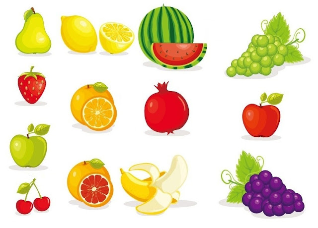 Desenhos de Frutas para Colorir