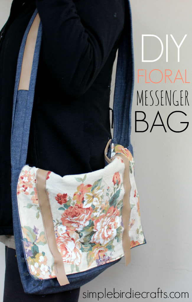 ... and inspirational blog : DIY Floral Messenger Bag Tutorial: Part One