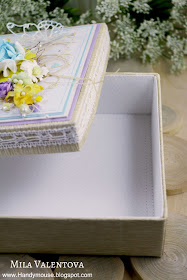 Подарочная коробочка для подвязки невесты. Мила Валентова.