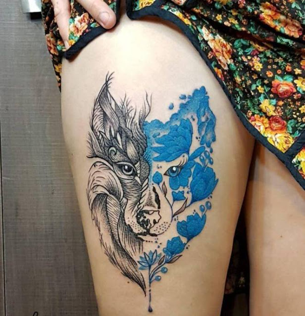 Tatuagem de Lobo - 98 ideias para se inspirar