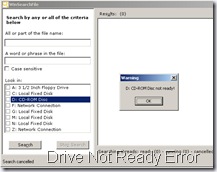 Drive Not Ready