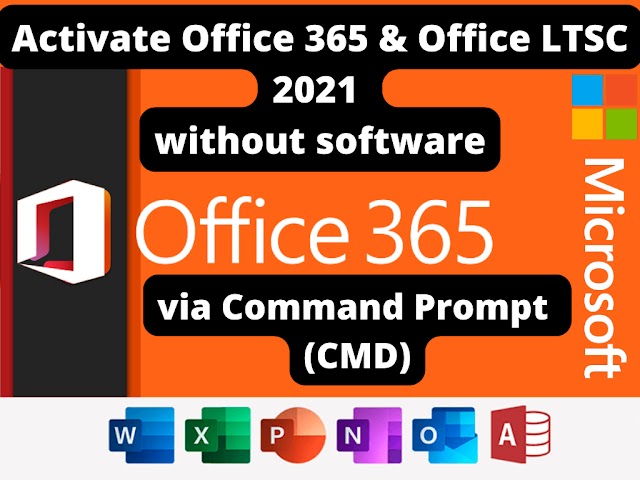 Activate Microsoft Office LTSC 2021 and Office 365 via CMD (Command Prompt) | Without using any software 2024 | Forelinks Tech