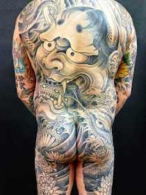 Japanese Hannya Mask Tattoos