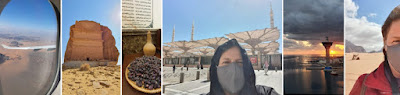 Collage - Urlaub Januar 2022 in Saudi-Arabien und Jordanien