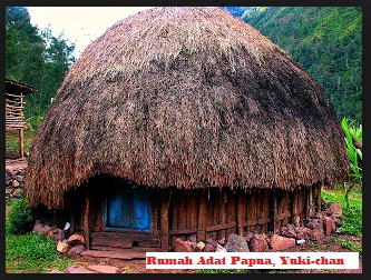 Desain Bentuk Rumah Adat Papua dan Penjelasannya - Rumah 