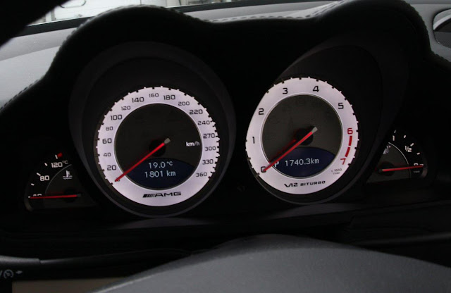 mercedes sl65 amg speedometer