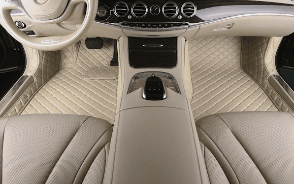 Luxury car floor mats