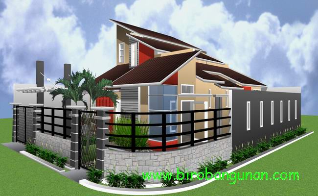  Desain  Rumah  Bpk Saffy KONSEP RUMAH  MINIMALIS TROPIS 