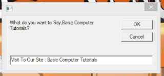 Text To Speech small Software By Basic Computer Tutorials