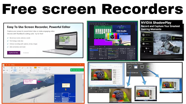 Free screen recorders