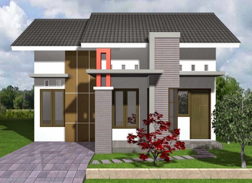  Contoh Model Rumah Modern Type 48