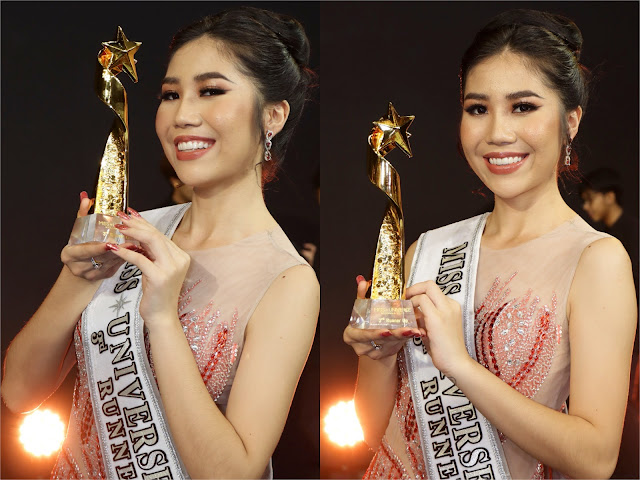 Miss Universe Myanmar 3rd Runner Up ဆုရခဲ့တဲ့ နန်းနန္ဒာလင်း
