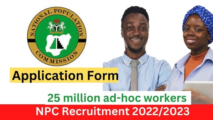 NPC CENSUS 2023: Supervisors and Enumerators Training New date, Important Update Today 7th May 2023