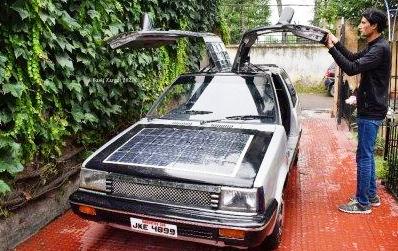 solar car project in hindi