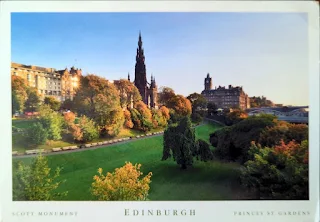 Postcard examples: Edinburgh Scotland