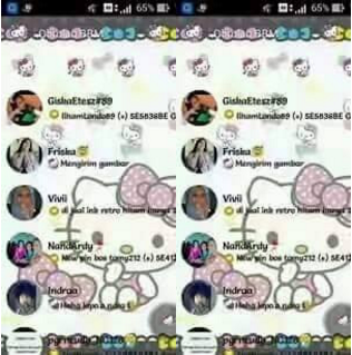 BBM Mod Hello Kitty Pita Apk