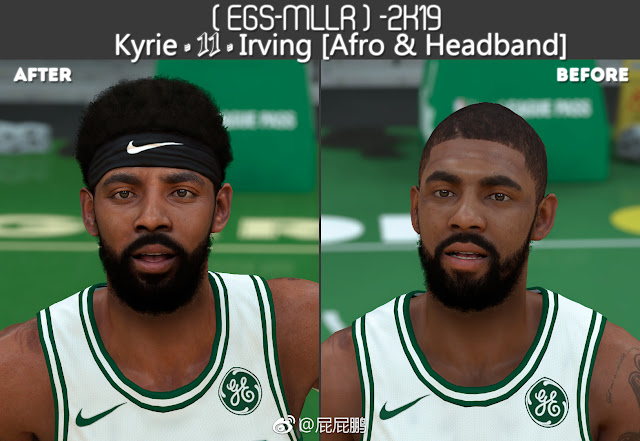 NBA 2K19 Kyrie Irving Cyberface