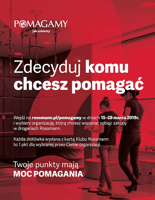 Pmagamy jak umiemy - Trzecia edycja akcji Drogerii Rossmann info prasowe