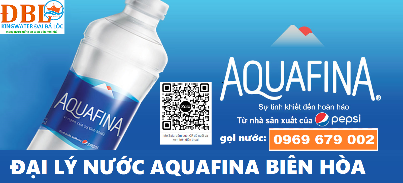 Đại lý nước suối Aquafina ở tại thành phố Biên Hòa