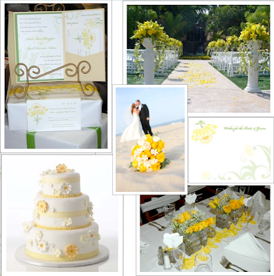 Yellow and Green Garden Theme Wedding Ideas