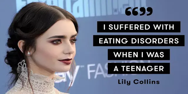 Lily Collins Songs About Eating Disorders