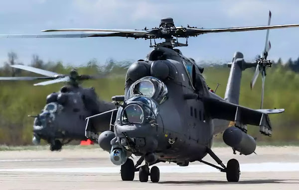 Η Σερβία παρέλαβε 4 επιθετικά ελικόπτερα Mi-35 από τη Ρωσία (βίντεο)