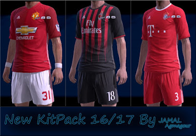 Pes 2013 New Kit Pack 16-17 V1 By Jamal Agmagour