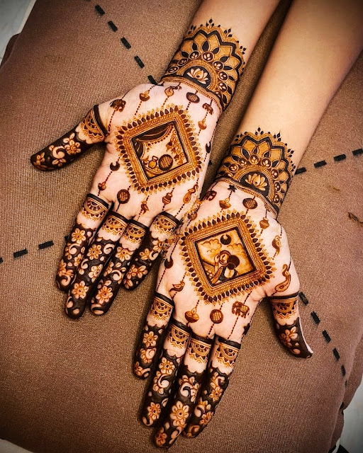 Mehndi Design Karva Chauth Simple