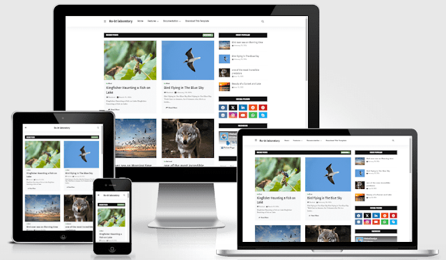 Pixer Premium Blogger Template