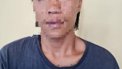 DPO Pencurian Sapi, Jeki Ditangkap Unit Reskrim Polsek Kikim Selatan Saat Mencuri Tandan Sawit.
