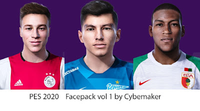 PES 2020 Facepack V1 by Cybermaker
