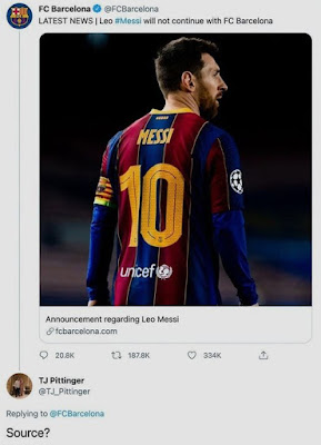 Meme messi pindah barca