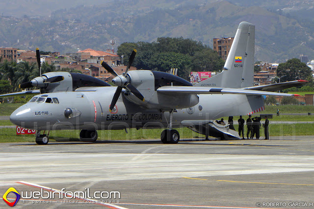 Antonov AN-32 de la División de Aviación Asalto Aéreo.