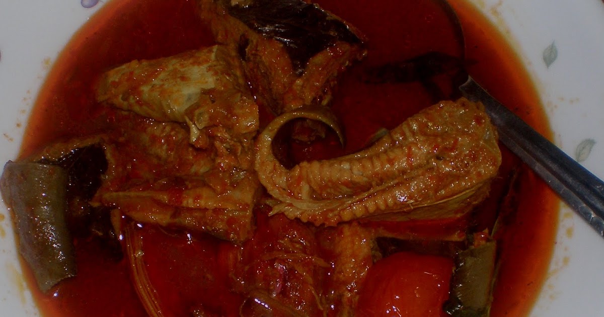 CHEMPAKA in the HOUSE: MASAK ASAM KUAH LADA IKAN TUKA